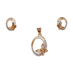 Rose Gold Pendant Set