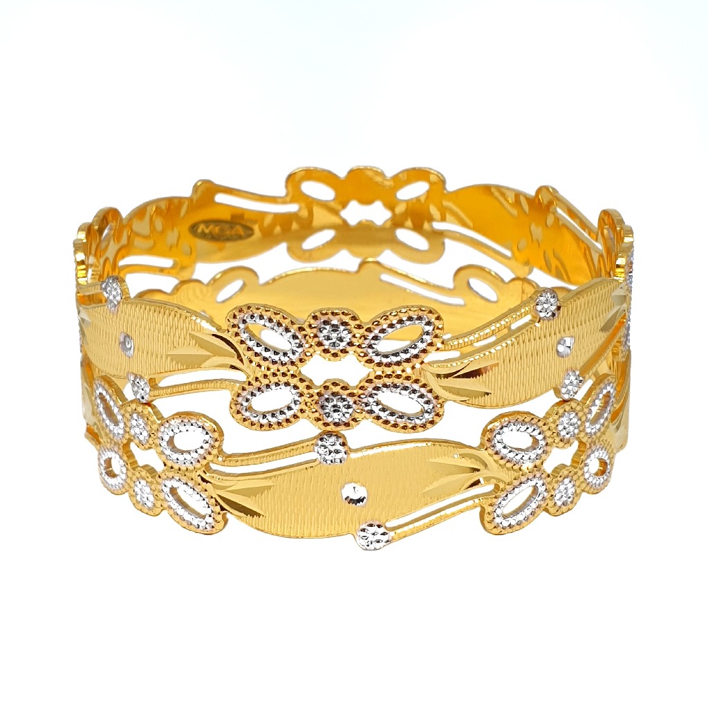 1 Gram Gold Forming Designer Bangle...