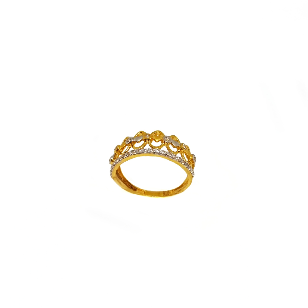 Hearts And Diamond Ledies Ring 22K...