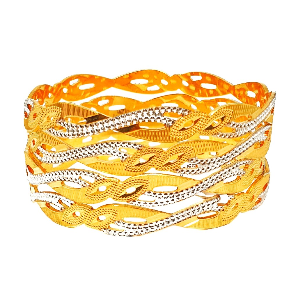 One gram gold forming modern bangle...