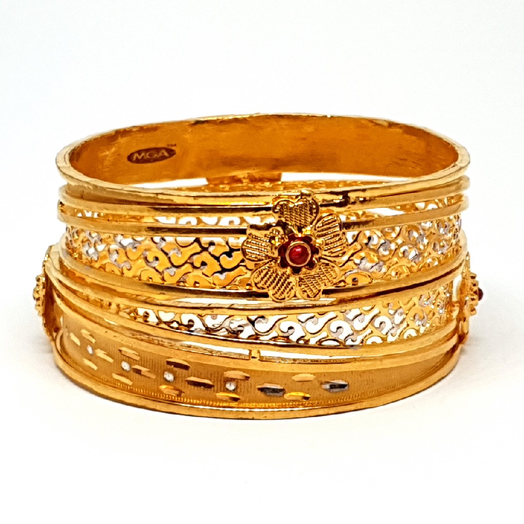 One gram gold forming flower kada b...