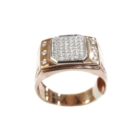 18k rose gold ring mga - rgr005