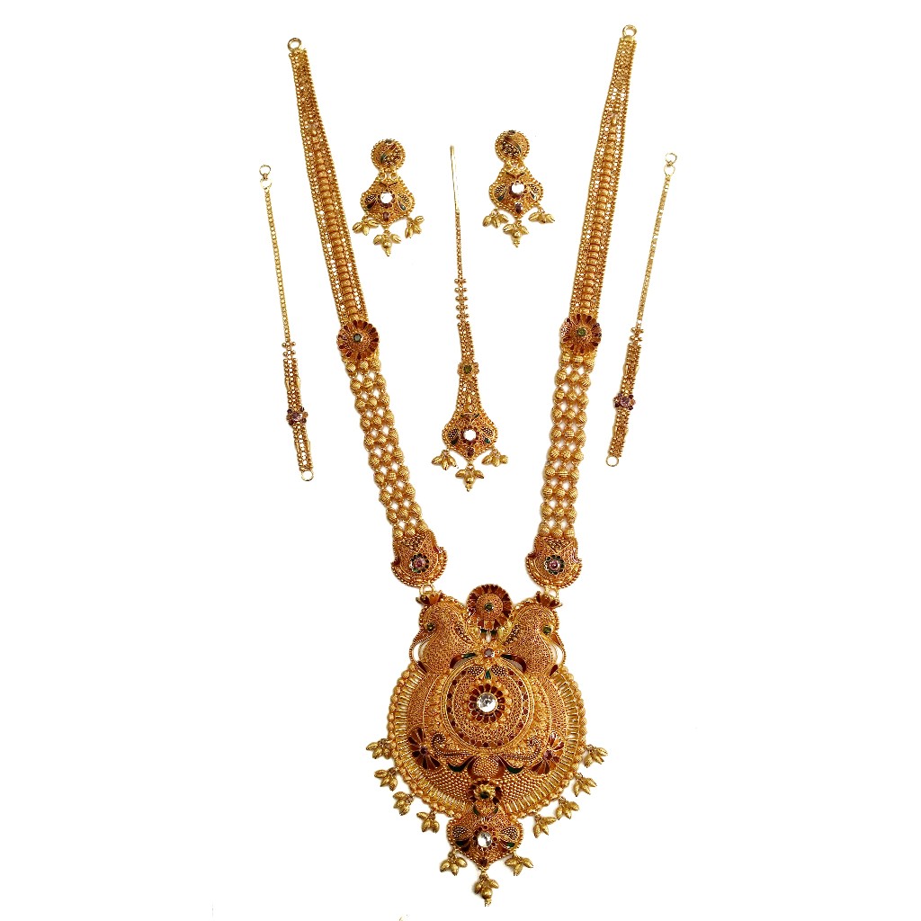 22k Gold Antique Complete Bridal Ne...