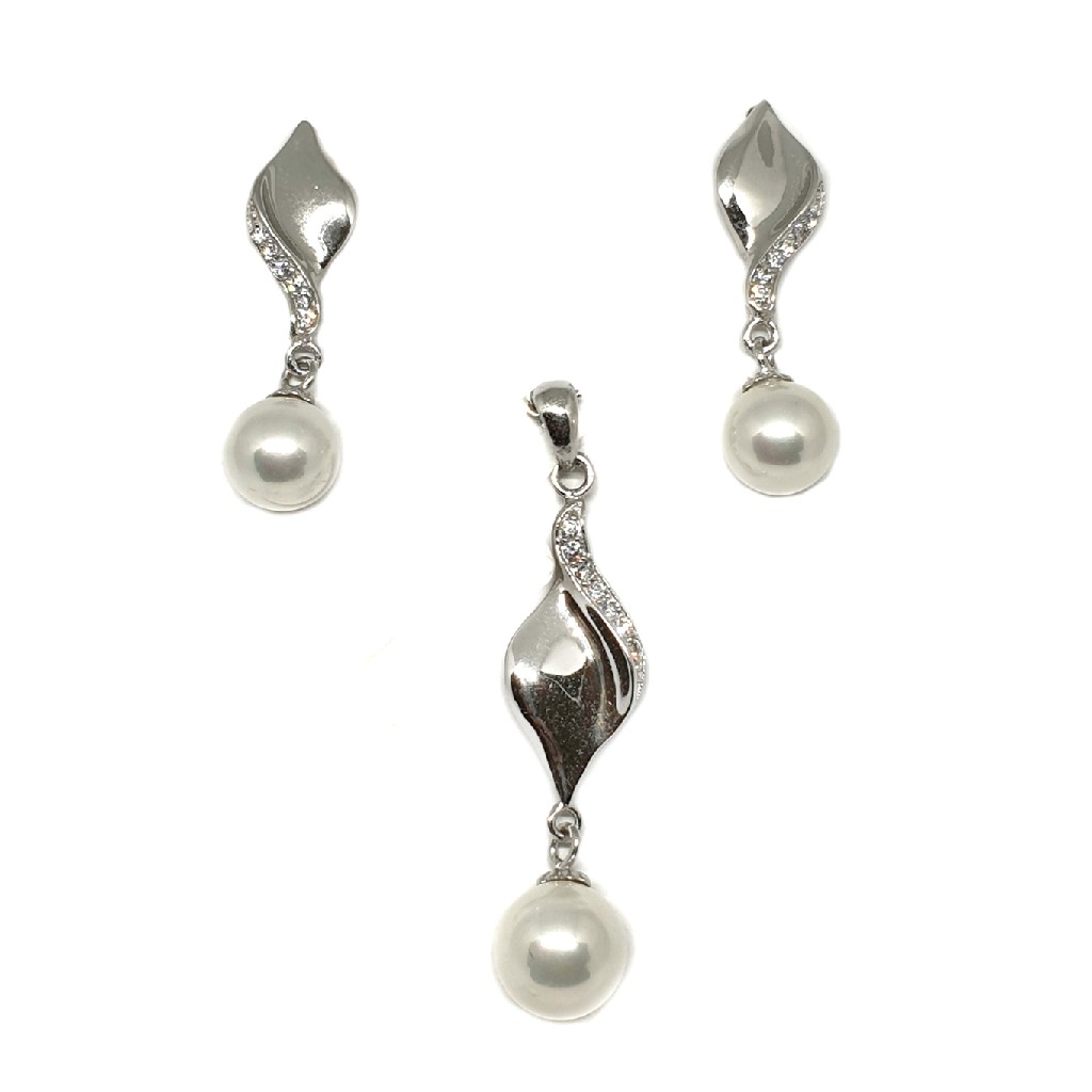 925 sterling silver pearl pendant s...