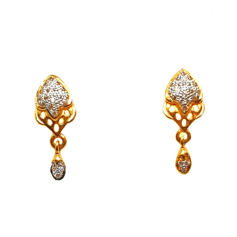 22K Gold Designer Earrings MGA - BT...