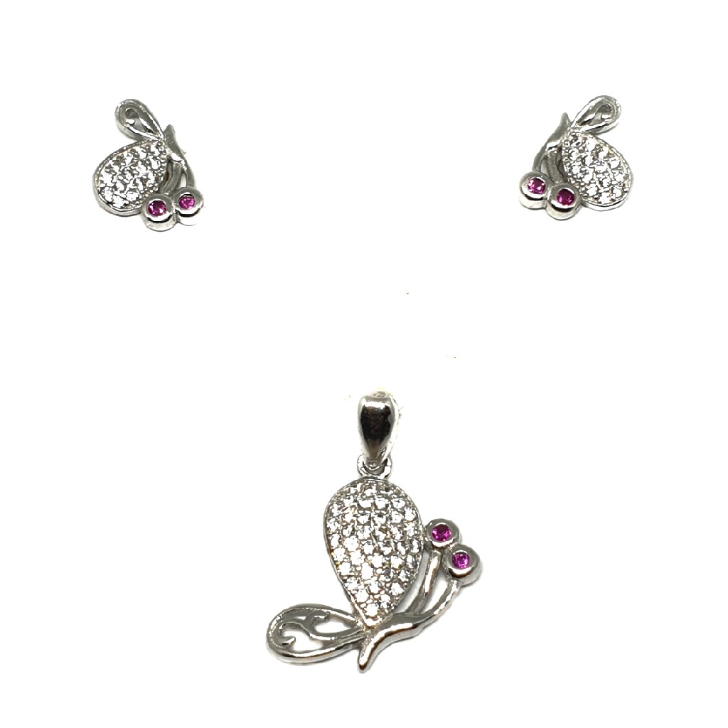 925 Sterling Silver Butterfly Shape...