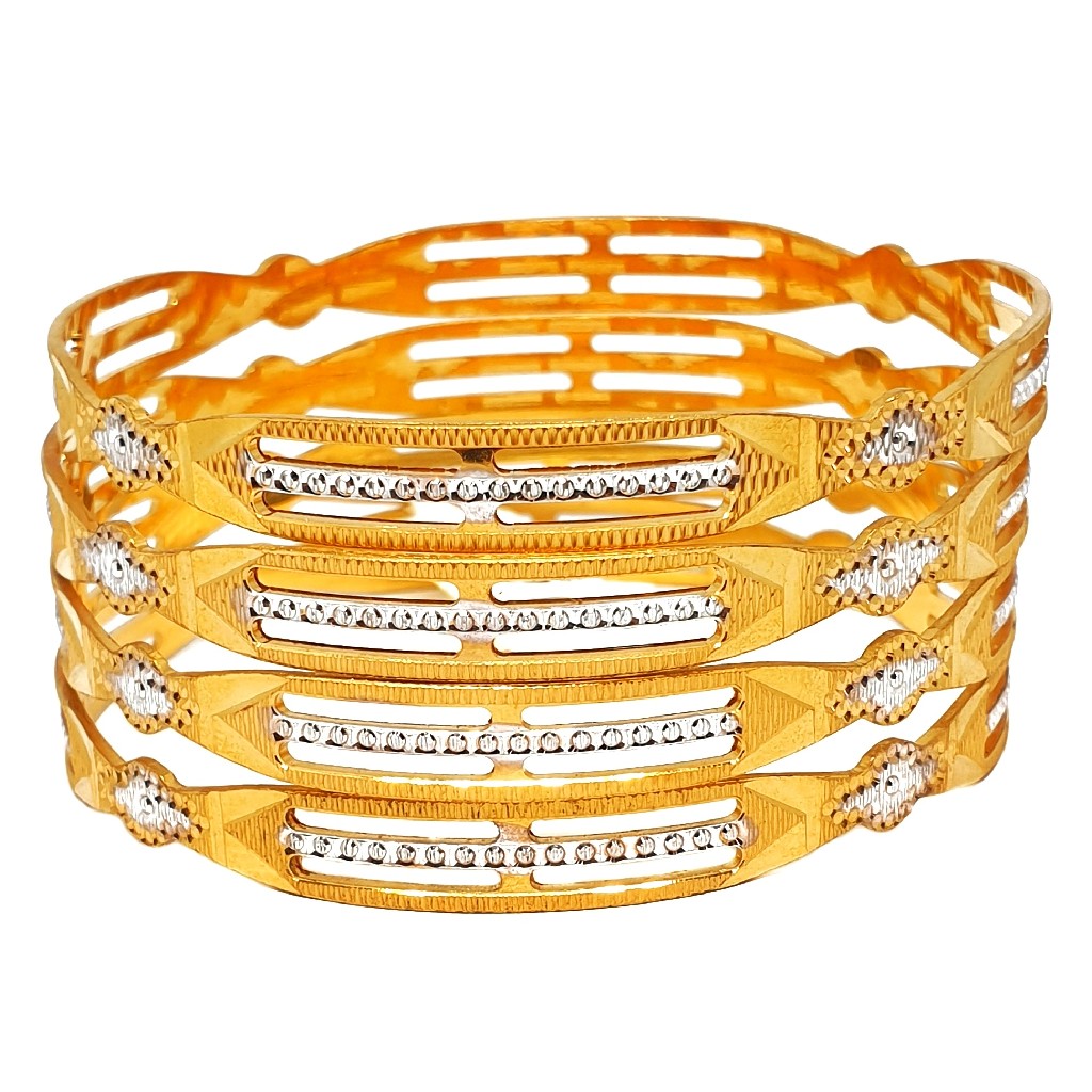 1 gram gold forming fancy bangles m...