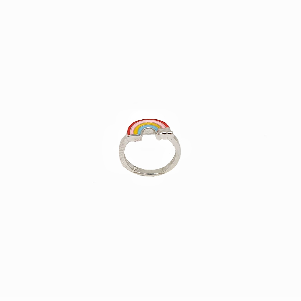 Rainbow Ring In 925 Sterling Silver...