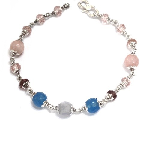 925 sterling silver pearl bracelet...