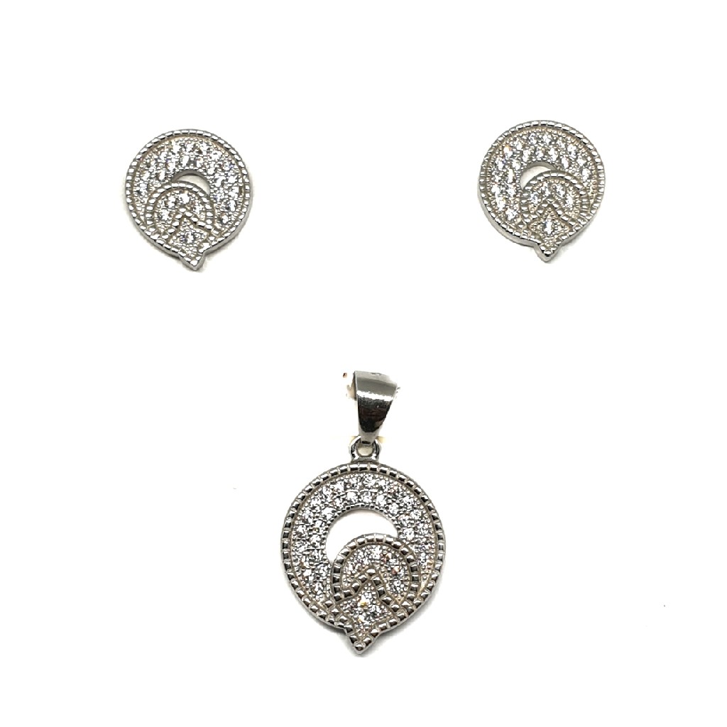 925 Sterling Silver Modern Pendant...