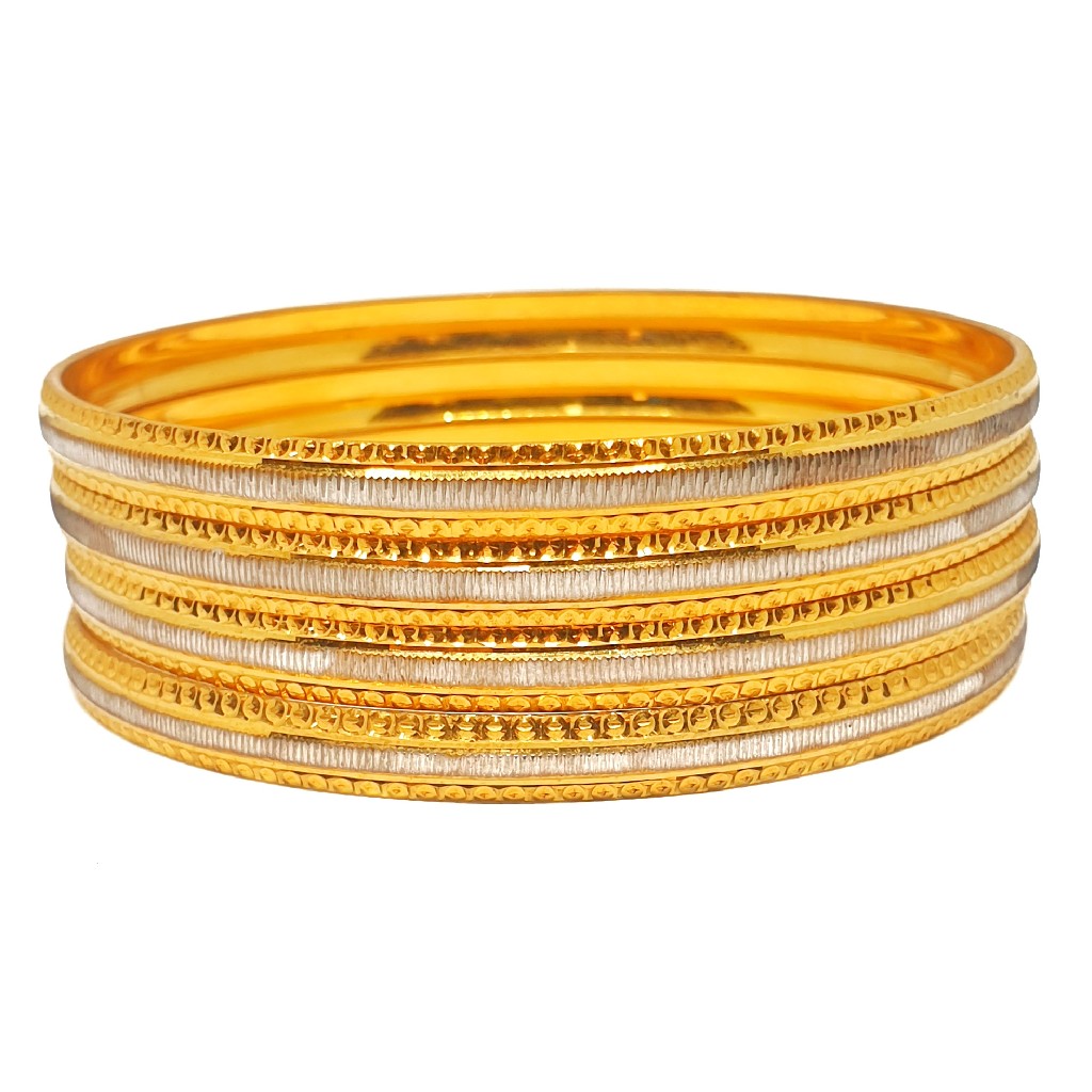 One gram gold forming fancy bangles...