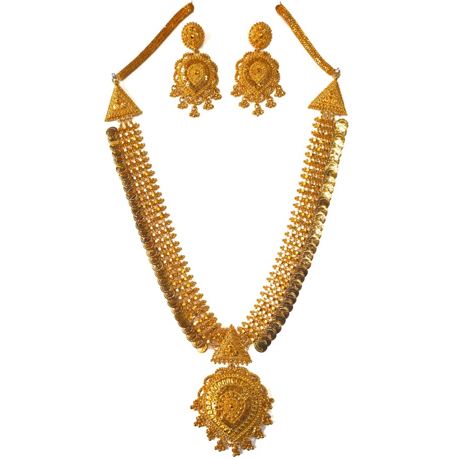 One gram gold forming necklace set...