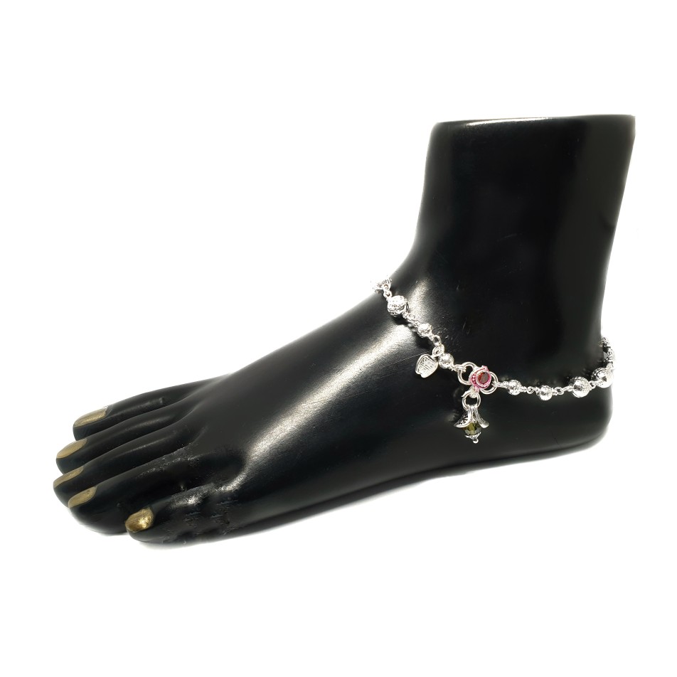 Designer Silver Anklet Payal MGA -...