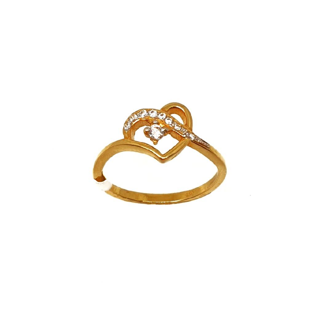 22K Gold Heart Shape Ring MGA - LRG...