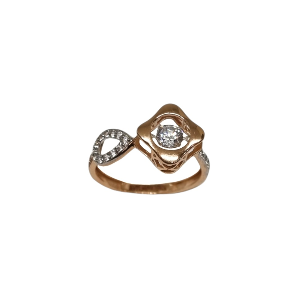 18K Rose Gold Designer Ring MGA - L...