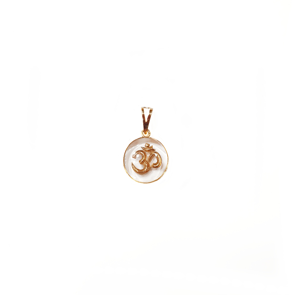 Om Unique Design Pendant In 18K Ros...