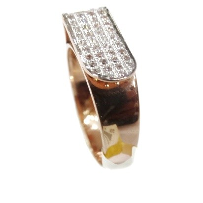 18k rose gold ring mga - rgr004