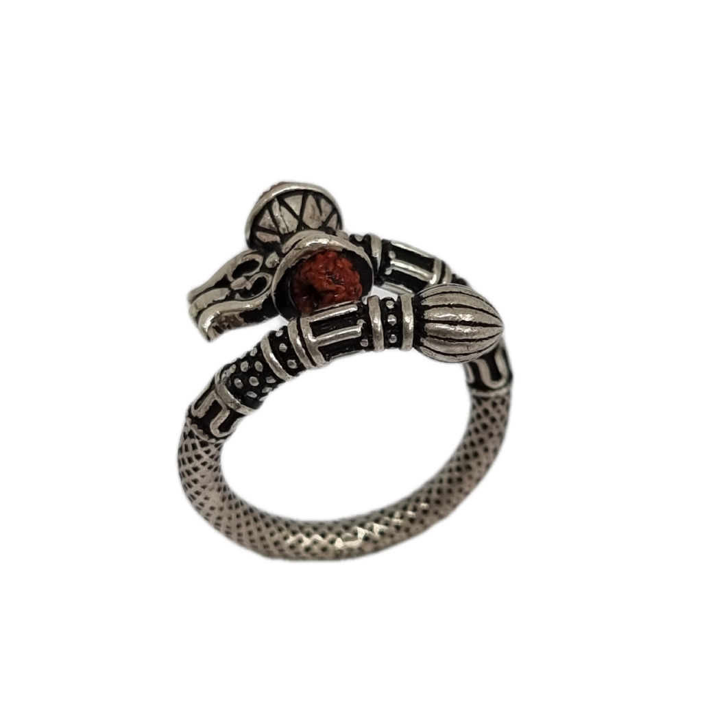 Trishul Ring For Spirituals In 925...