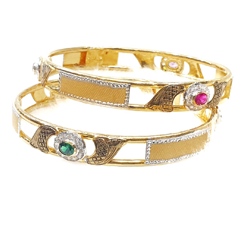 22k gold oval shape diamond copper...