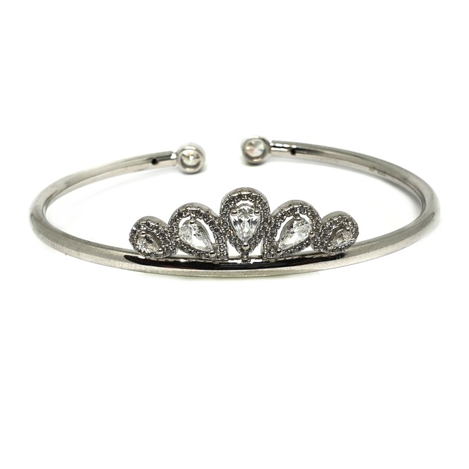 925 Sterling Silver Queen Shaped Br...