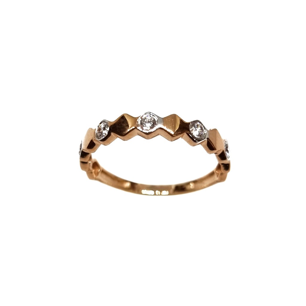 18K Rose Gold Designer Thumb Ring M...