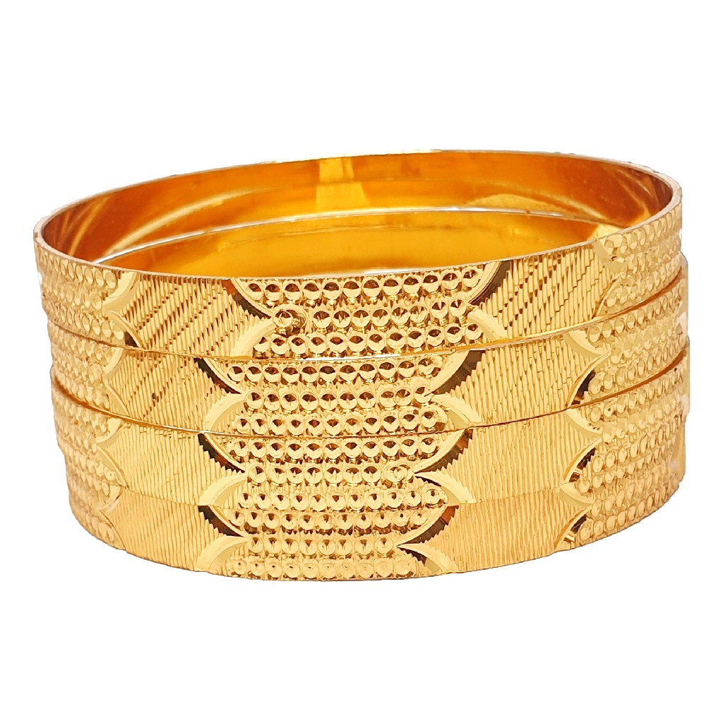 1 gram gold forming plain bangles m...