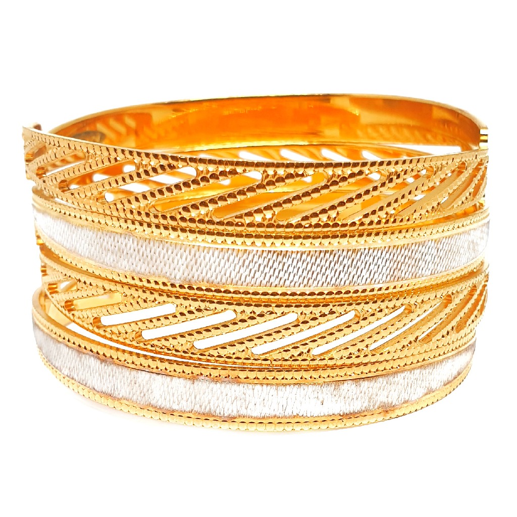 1 gram gold forming designer bangle...