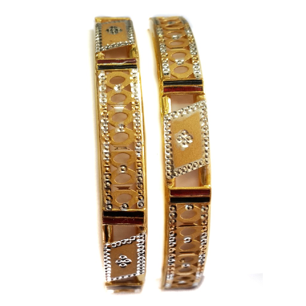 22k Gold Simple Design Kadli Bangle...