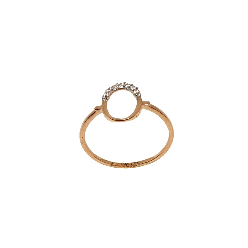 18K Rose Gold Oval Shaped Designer...