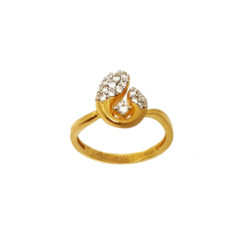 22K Gold Modern Ring MGA - LRG0075