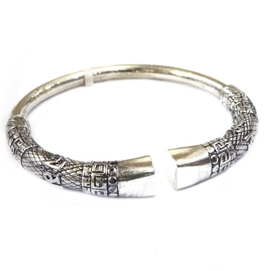 925 sterling silver gents Kada brac...