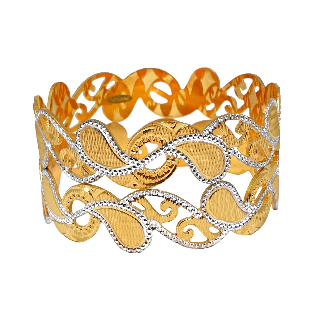 1 Gram Gold Forming Modern Bangles...