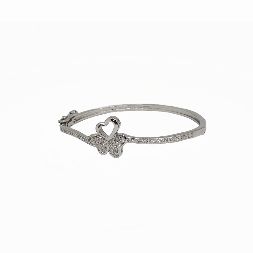 Three Heart Kids Bracelet In 925 St...