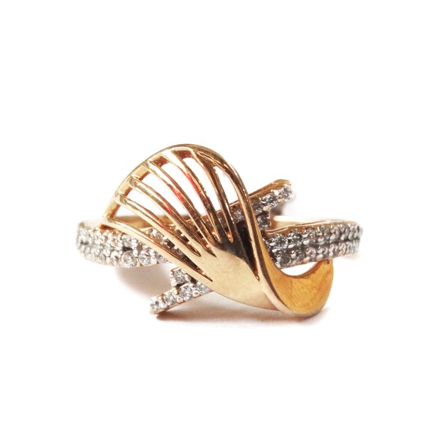 18k rose gold fancy ring mga - rgr0035