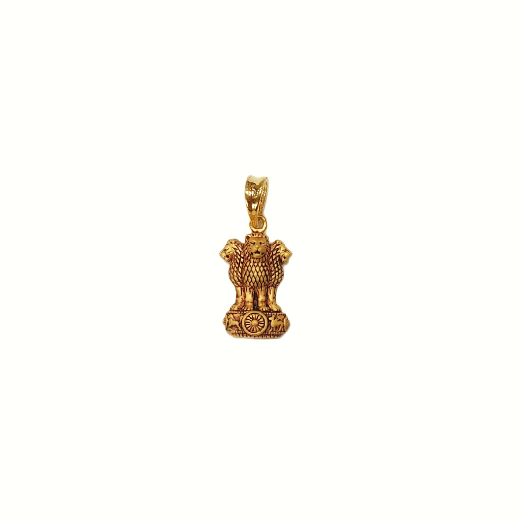 Ashok Stambh Pendant In 22K Gold MG...