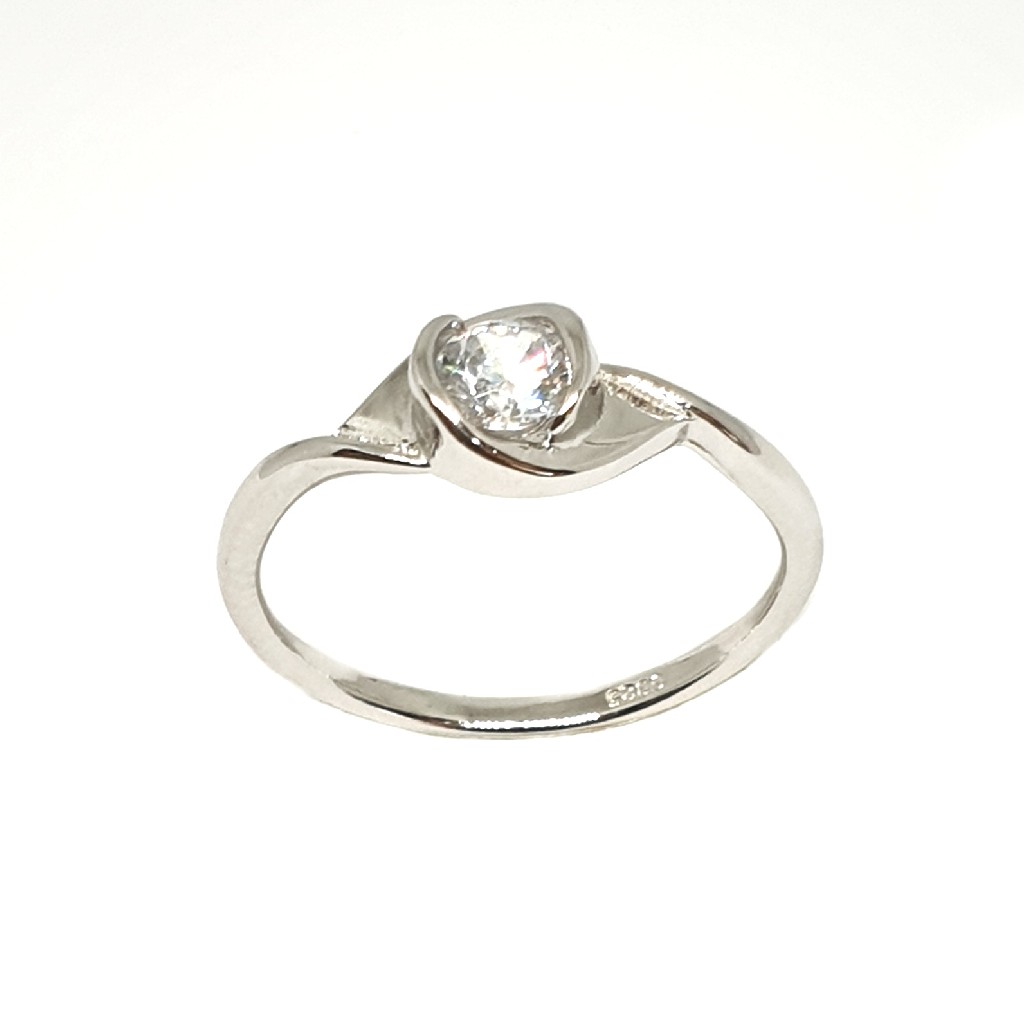 925 Sterling Silver Solitaire Diamo...