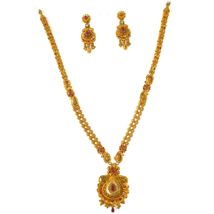 1 gram gold forming necklace set mg...