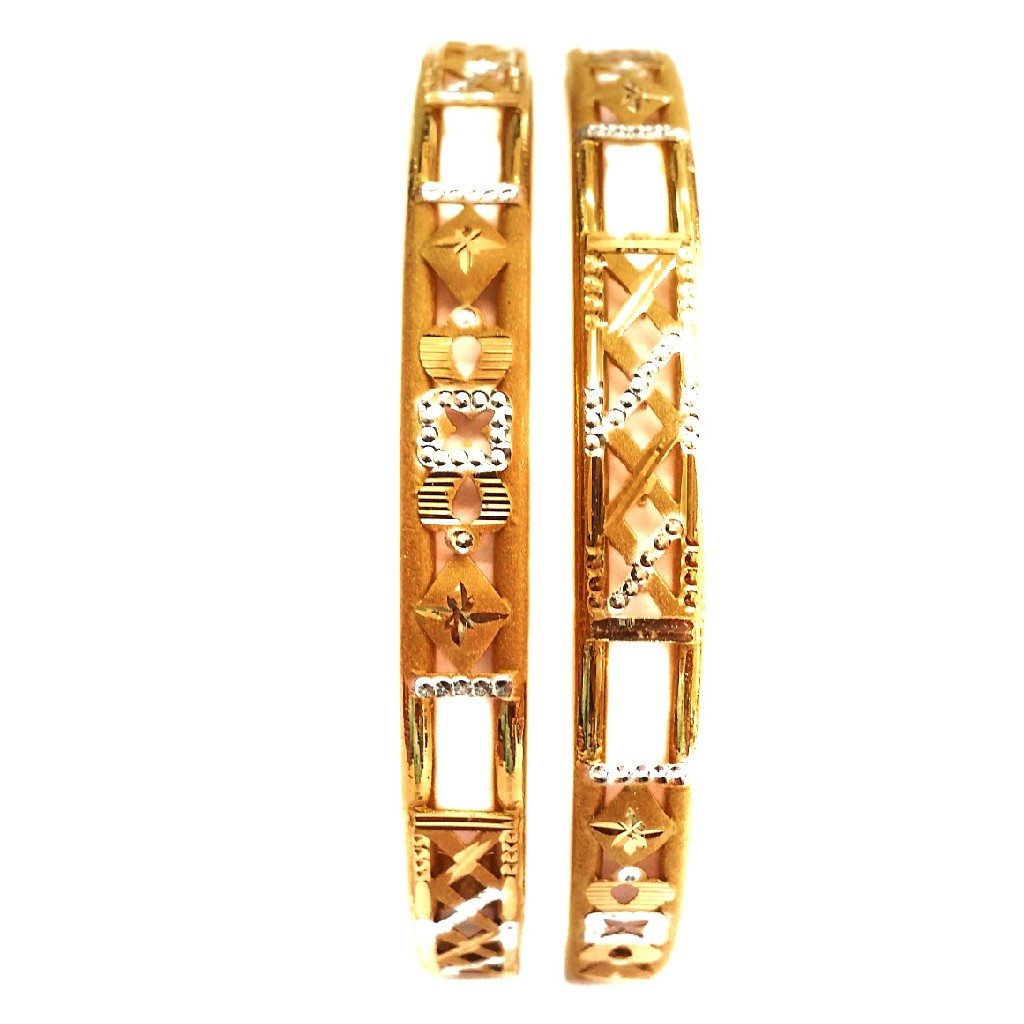 Plain gold copper kadli Bangles 22k...