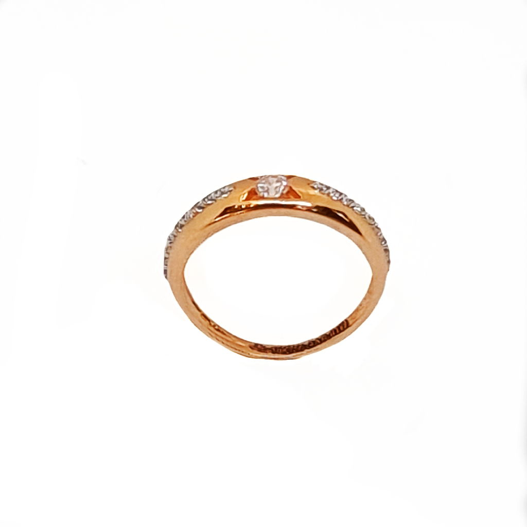 18K Rose Gold Diamond Ring - LRG151...