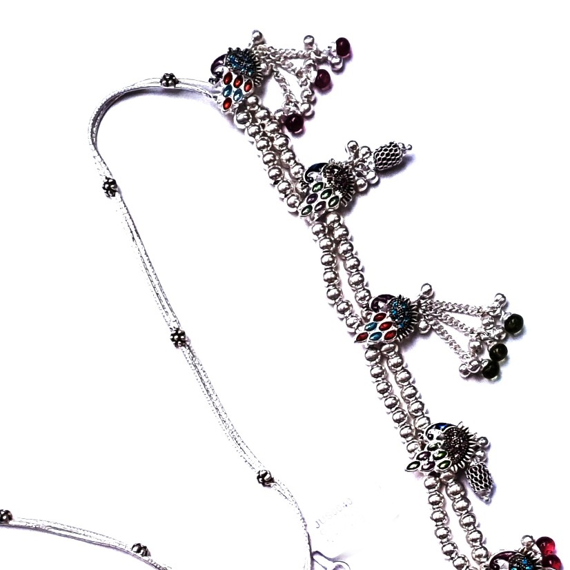 Waist hip belt silver kamarband mga - jus0040