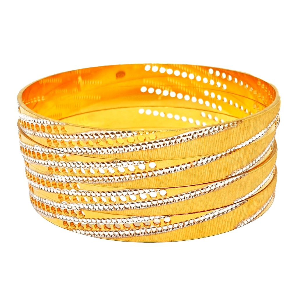 1 gram gold forming 4 piece bangles...