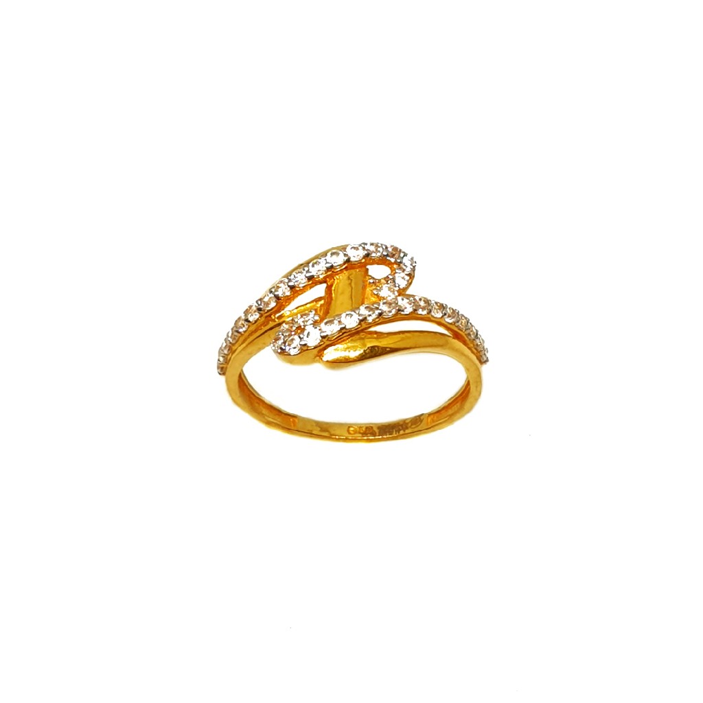 22K Gold Modern Ring MGA - LRG0380