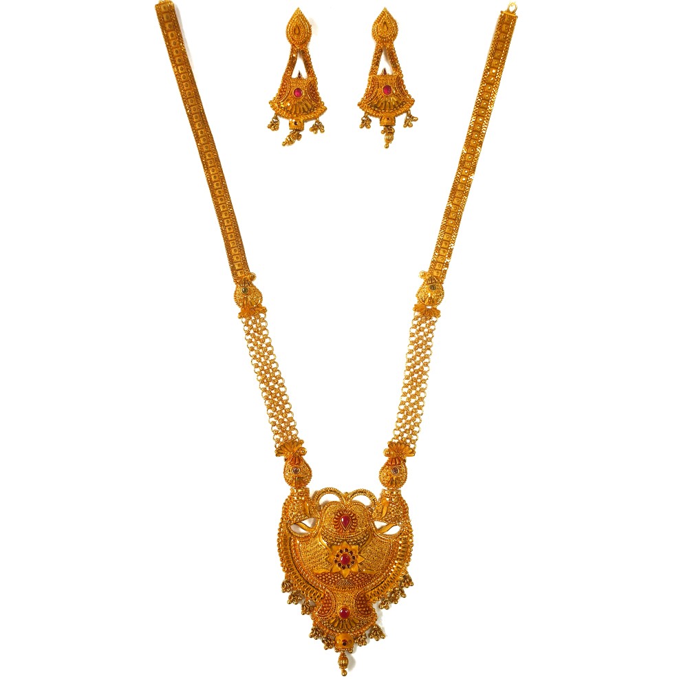 1 gram gold forming necklace set mg...