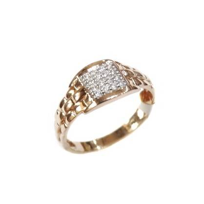 18k rose gold ring mga - rgr001