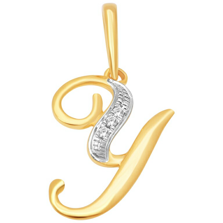 18k gold real diamond pendant mga -...