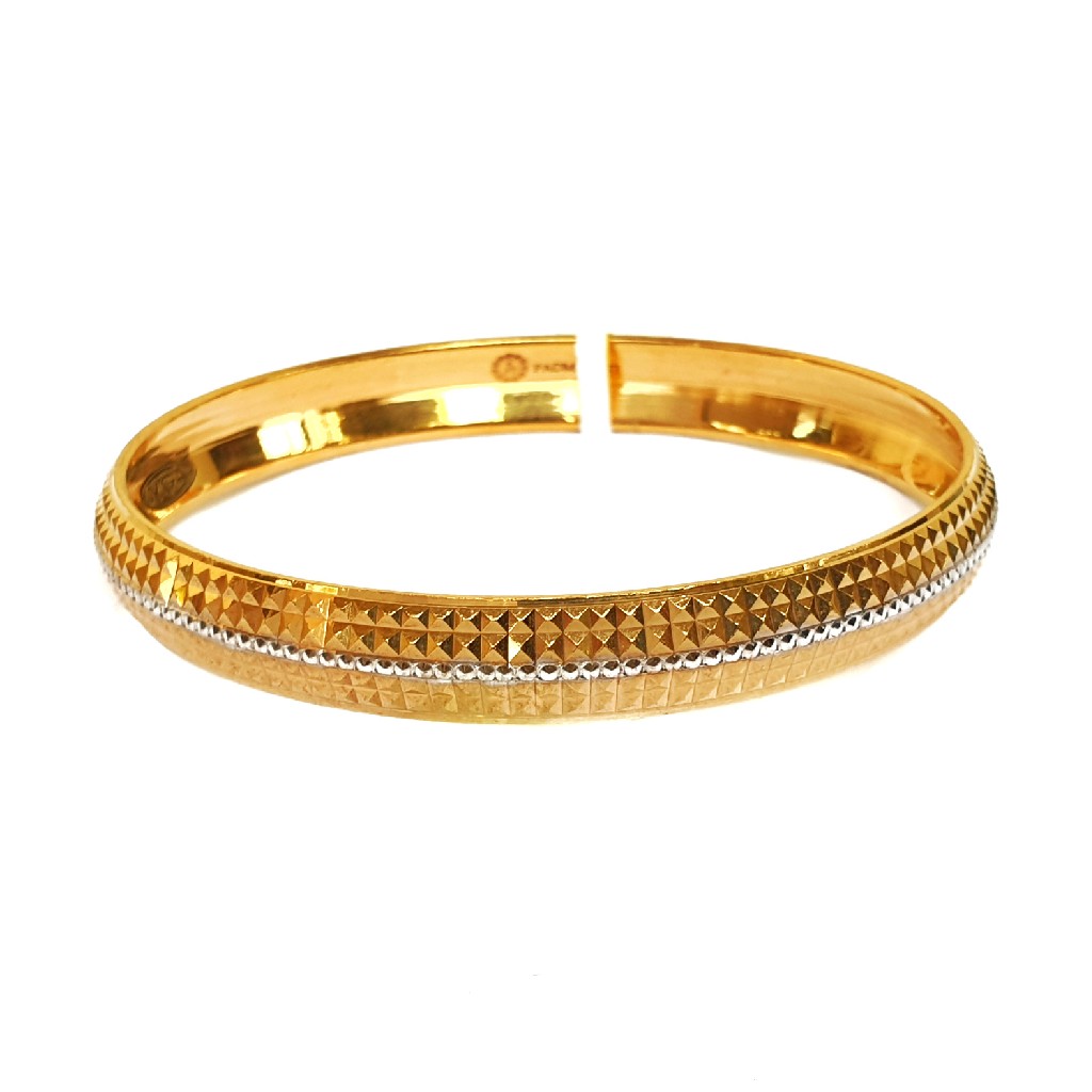 One gram gold forming kada bracelet...