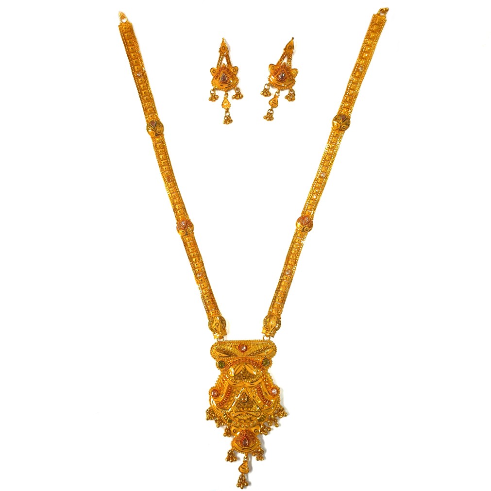 One gram gold forming necklace set...