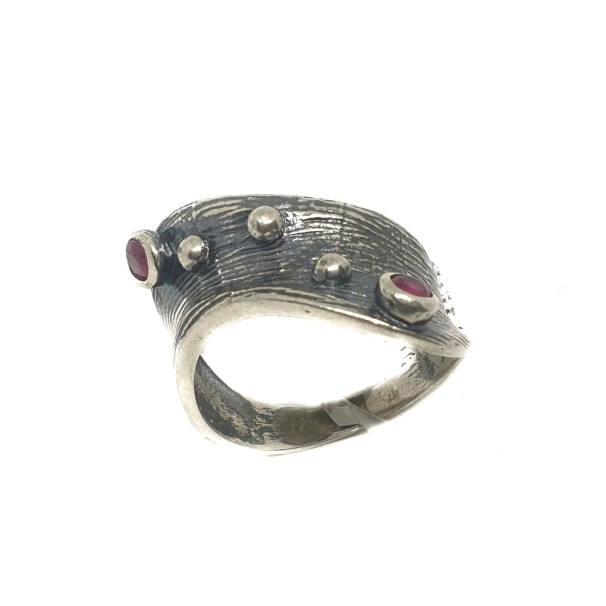 925 Sterling Silver Oxidized Ring M...