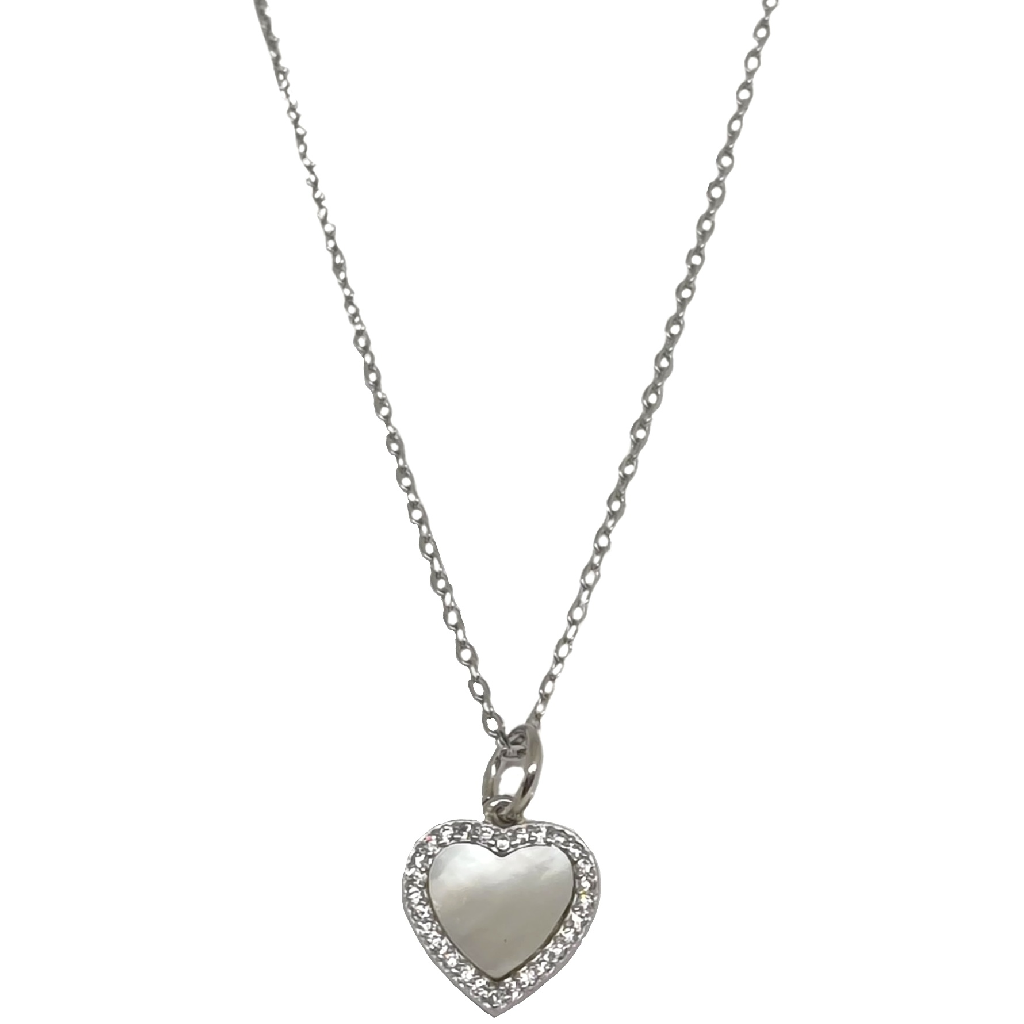 Heart Shape Pendant With Chain In 9...