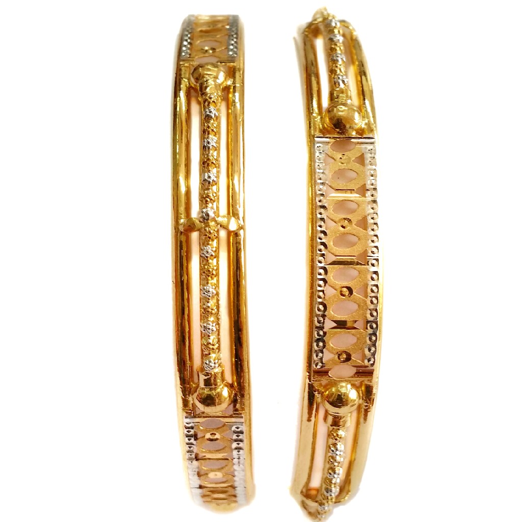 22k Gold designer Kadli Bangles MGA...